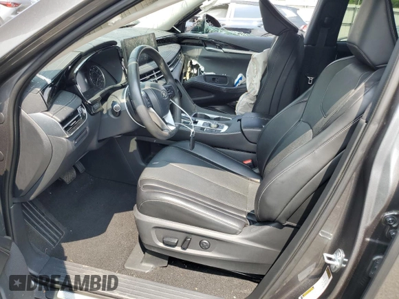 2022 Infiniti QX60 Pure with VIN 5N1DL1ES5NC338231, listed as a Copart auction lot 60042735 with 37,945 mi miles and Salvage title. Bid and sale history available at DreamBid. Image 7.