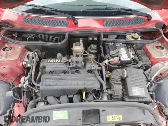 2002 MINI Hardtop with VIN WMWRC33422TE12260, listed as a Copart auction lot 66409484 with 112,119 mi miles and Salvage Title. Bid and sale history available at DreamBid. Image 11.