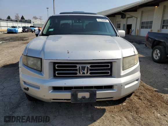 2006 Honda Ridgeline RTL with VIN 2HJYK16596H540209, listed as a Copart auction lot 51762595 with 172,736 mi miles and Salvage Title. Bid and sale history available at carsss.com. Image 5.