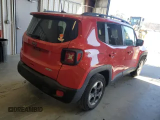2018 Jeep Renegade Latitude with VIN ZACCJABH4JPH14115, listed as a Copart auction lot 88845175 with 49,339 mi miles and Salvage title. Bid and sale history available at DreamBid. Image 3.