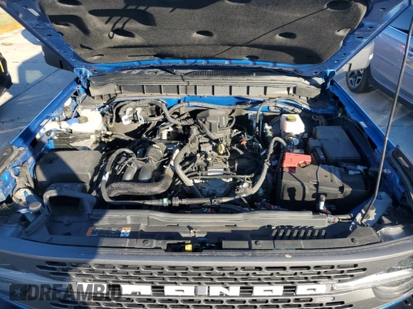 2021 Ford Bronco with VIN 1FMEE5DH7MLA63830, listed as a Copart auction lot 80131634 with 65,313 mi miles and Salvage Title. Bid and sale history available at carsss.com. Image 12.