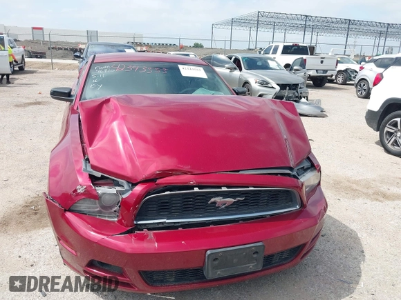 2014 Ford Mustang V6 with VIN 1ZVBP8AM7E5299126, listed as a IAAI auction lot 42343555 with 115,331 mi miles and . Bid and sale history available at DreamBid. Image 12.