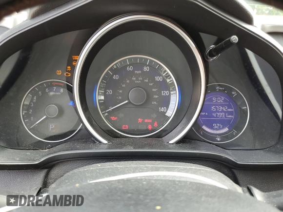 2016 Honda Fit EX with VIN JHMGK5H78GX013005, listed as a Copart auction lot 58396115 with 157,342 mi miles and Salvage title. Bid and sale history available at DreamBid. Image 9.