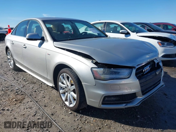 2014 Audi A4 Premium with VIN WAUAFAFL2EN001197, listed as a IAAI auction lot 41418683 with 111,691 mi miles. Bid and sale history available at carsss.com. Image 1.