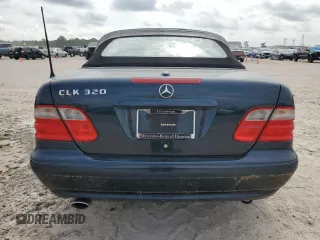 2002 Mercedes-Benz CLK with VIN WDBLK65G32T114364, listed as a Copart auction lot 54966935 with Not Provided miles and Clean Title. Bid and sale history available at carsss.com. Image 6.