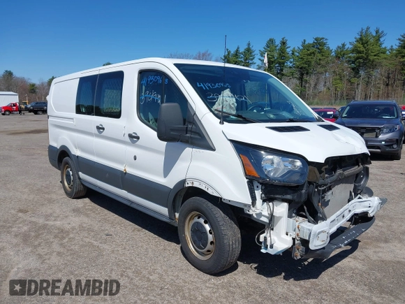 2018 Ford Transit z VIN 1FTYE1ZM7JKA08831, wystawiony jako IAAI lot #41930968 z przebiegiem 114 648 mil mil oraz . Historia ofert i sprzedaży dostępna na DreamBid. Obrazek 1.