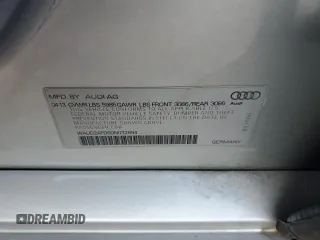 2013 Audi S8 with VIN WAUD2AFD6DN032694, listed as a Copart auction lot 84891194 with 140,120 mi miles and Salvage Title. Bid and sale history available at carsss.com. Image 12.