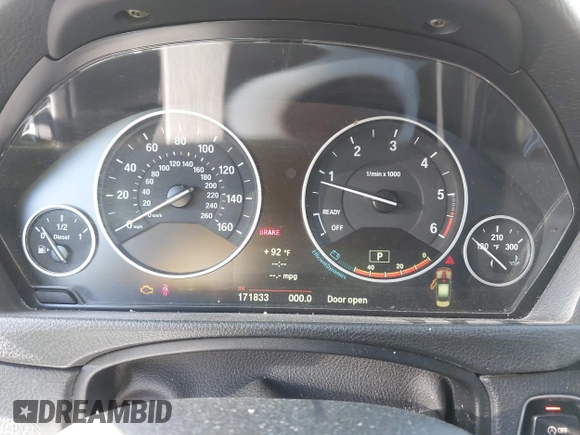2014 BMW 3 Series 328d with VIN WBA3D3C59EK153544, listed as a IAAI auction lot 42315834 with 171,833 mi miles and . Bid and sale history available at DreamBid. Image 7.