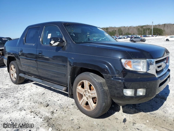 2010 Honda Ridgeline RTL with VIN 5FPYK1F51AB010343, listed as a Copart auction lot 49608295 with 0 mi miles and Non Repairable. Bid and sale history available at carsss.com. Image 4.