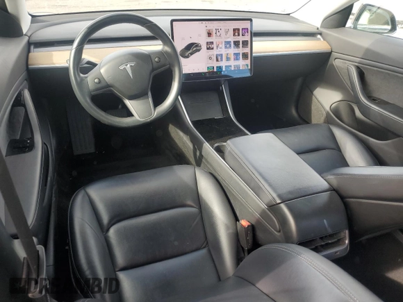 2018 Tesla Model 3 Long Range Battery with VIN 5YJ3E1EA3JF053638, listed as a Copart auction lot 49630965 with 52,131 mi miles and Salvage Title. Bid and sale history available at DreamBid. Image 8.
