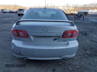 2005 Mazda 6 Sport S with VIN 1YVHP80D355M54800, listed as a Copart auction lot 42609585 with Not Provided miles and Salvage Title. Bid and sale history available at DreamBid. Image 6.