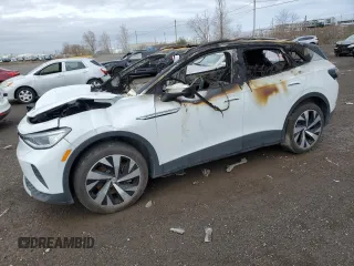 2022 Volkswagen ID.4 Pro S z VIN WVGUNPE2XNP072467, wystawiony jako Copart lot #52726204 z przebiegiem Nie podano mil oraz Nie do naprawy • Non repairable. Historia ofert i sprzedaży dostępna na DreamBid. Obrazek 1.