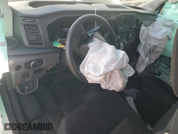 2024 Ford Transit Cargo with VIN 1FTBR1Y87RKA62463, listed as a Copart auction lot 63827265 with Not provided miles and Salvage title. Bid and sale history available at DreamBid. Image 8.