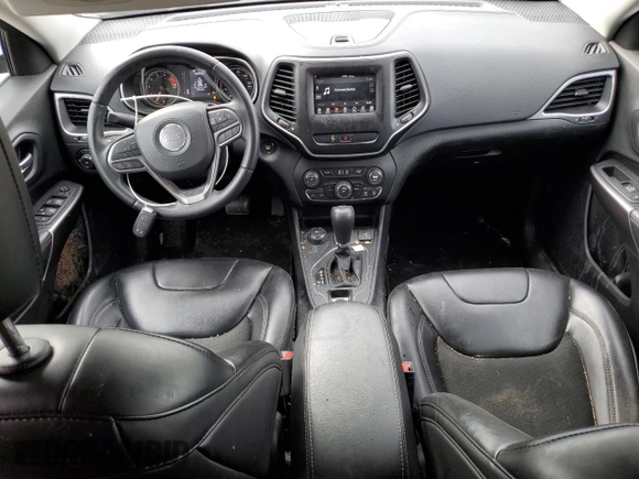 2019 Jeep Cherokee Latitude Plus with VIN 1C4PJMLX2KD422696, listed as a Copart auction lot 50888725 with 72,737 mi miles and Salvage Title. Bid and sale history available at DreamBid. Image 8.