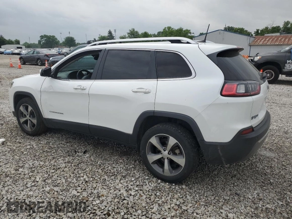 2019 Jeep Cherokee Limited with VIN 1C4PJLDB0KD438585, listed as a Copart auction lot 59818835 with 117,809 mi miles and Salvage title. Bid and sale history available at DreamBid. Image 2.