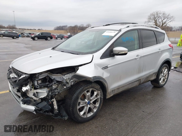2015 Ford Escape Titanium with VIN 1FMCU9J97FUA84589, listed as a IAAI auction lot 41688156 with 129,073 mi miles. Bid and sale history available at carsss.com. Image 18.