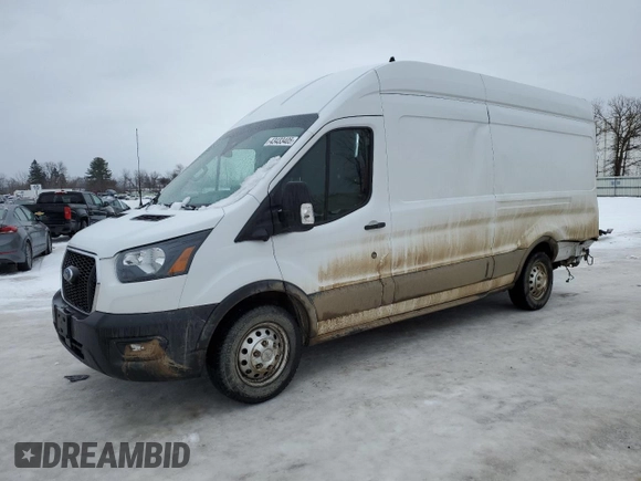2023 Ford Transit Cargo z VIN 1FTBW3U82PKB65152, wystawiony jako Copart lot #43433405 z przebiegiem 6 128 mil mil oraz Szkoda całkowita • Salvage title. Historia ofert i sprzedaży dostępna na DreamBid. Obrazek 1.