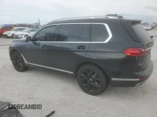 2022 BMW X7 xDrive40i with VIN 5UXCW2C06N9L50284, listed as a Copart auction lot 46737505 with 0 mi miles and Salvage Title. Bid and sale history available at carsss.com. Image 2.