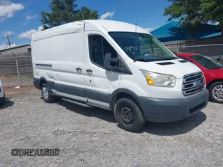 2015 Ford Transit Cargo with VIN 1FTNE2CMXFKA90627, listed as a IAAI auction lot 40601859 with 230,893 mi miles. Bid and sale history available at carsss.com. Image 1.