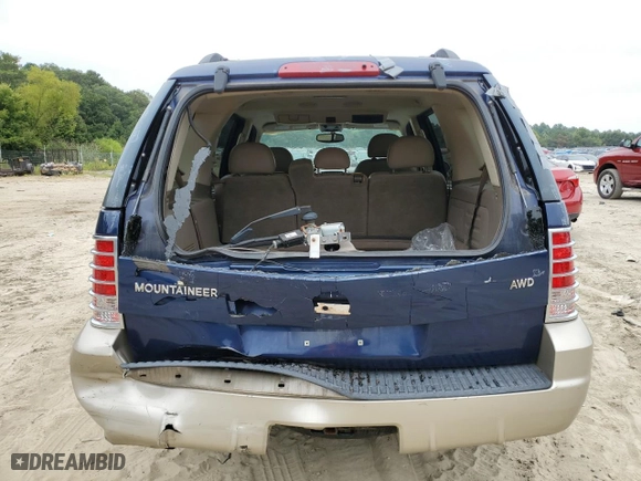 2004 Mercury Mountaineer Convenience with VIN 4M2ZU86K44ZJ49011, listed as a Copart auction lot 69615444 with 135,702 mi miles and Salvage Title. Bid and sale history available at carsss.com. Image 6.