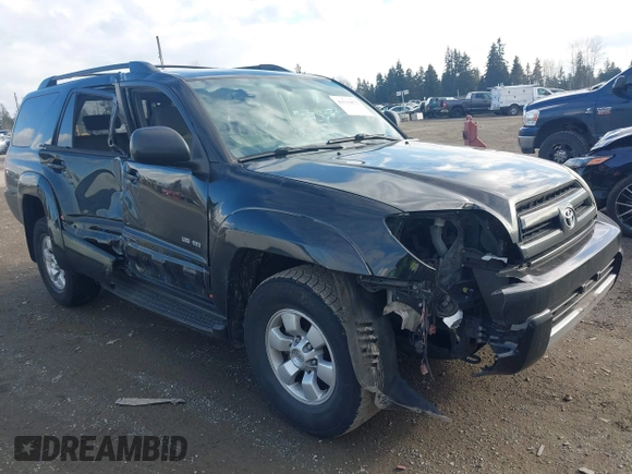 2004 Toyota 4Runner SR5 z VIN JTEBU14R048017010, wystawiony jako IAAI lot #41523872 z przebiegiem 221 067 mil mil oraz . Historia ofert i sprzedaży dostępna na DreamBid. Obrazek 1.