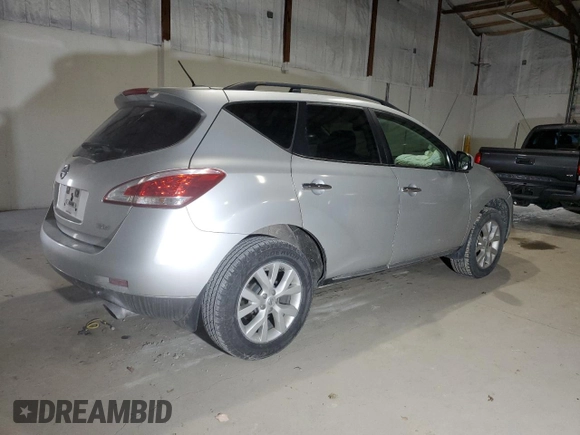 2012 Nissan Murano LE with VIN JN8AZ1MU4CW106146, listed as a Copart auction lot 83252484 with 235,414 mi miles and Salvage Title. Bid and sale history available at DreamBid. Image 3.