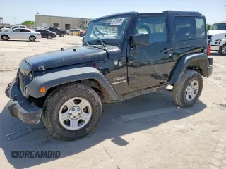 2017 Jeep Wrangler Sport with VIN 1C4AJWAG6HL506829, listed as a Copart auction lot 57708855 with 132,086 mi miles and Salvage title. Bid and sale history available at DreamBid. Image 1.