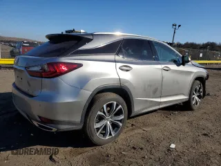 2022 Lexus RX with VIN 2T2HZMDA6NC344654, listed as a Copart auction lot 46521725 with 33,110 mi miles and Salvage Title. Bid and sale history available at carsss.com. Image 3.