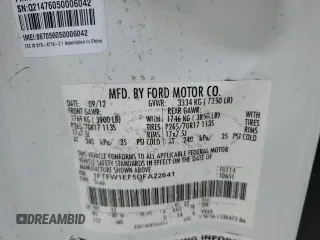 2013 Ford F-150 XL with VIN 1FTFW1EF5DFA22641, listed as a Copart auction lot 42034775 with 227,510 mi miles and Salvage Title. Bid and sale history available at carsss.com. Image 14.