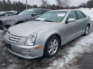 2005 Cadillac STS with VIN 1G6DW677250150773, listed as a IAAI auction lot 41675363 with 124,966 mi miles. Bid and sale history available at carsss.com. Image 2.
