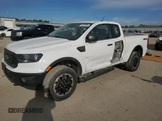2021 Ford Ranger XL with VIN 1FTER1FH5MLD30381, listed as a Copart auction lot 42128855 with 37,844 mi miles and Salvage Title. Bid and sale history available at carsss.com. Image 1.
