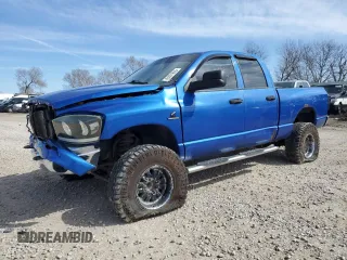 2008 Dodge 2500 Laramie with VIN 3D7KS28AX8G197218, listed as a Copart auction lot 45351025 with 239,556 mi miles and Salvage title. Bid and sale history available at DreamBid. Image 1.