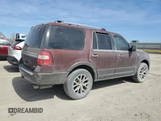2017 Ford Expedition XLT z VIN 1FMJU1HT4HEA25507, wystawiony jako Copart lot #48868455 z przebiegiem 135 902 mil mil oraz Szkoda całkowita • Salvage title. Historia ofert i sprzedaży dostępna na DreamBid. Obrazek 3.