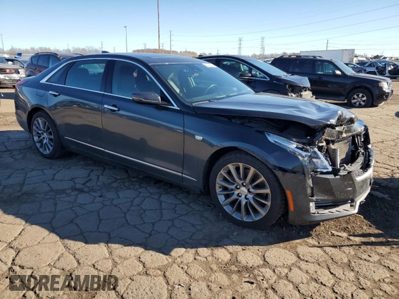 2016 Cadillac CT6 Premium Luxury AWD with VIN 1G6KF5RS3GU165751, listed as a Copart auction lot 80274884 with 99,264 mi miles and Clean Title. Bid and sale history available at DreamBid. Image 4.