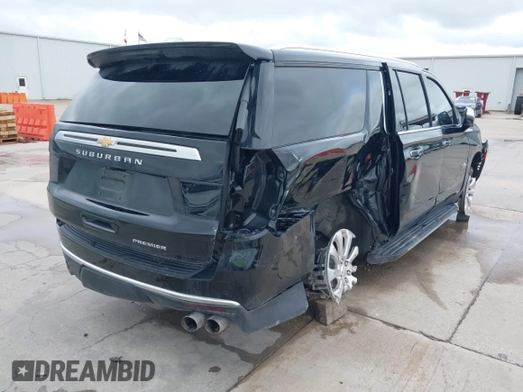 2024 Chevrolet Suburban Premier with VIN 1GNSCFKD9RR214598, listed as a IAAI auction lot 42201922 with 38,567 mi miles and . Bid and sale history available at DreamBid. Image 4.