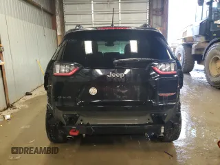 2022 Jeep Cherokee Trailhawk with VIN 1C4PJMBX3ND542576, listed as a Copart auction lot 85100224 with 18,911 mi miles and Salvage Title. Bid and sale history available at carsss.com. Image 6.