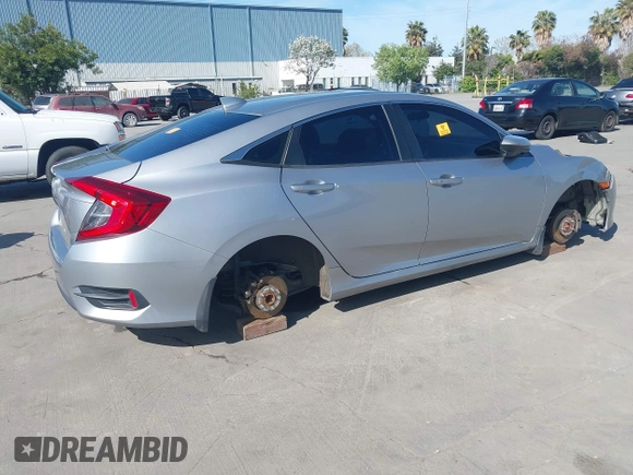 2017 Honda Civic Sedan EX with VIN 2HGFC2F74HH507879, listed as a IAAI auction lot 42020695 with 1 mi miles. Bid and sale history available at carsss.com. Image 4.