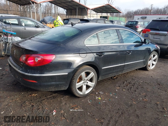 2012 Volkswagen CC Lux PZEV with VIN WVWHP7ANXCE513619, listed as a IAAI auction lot 41476949 with 254,162 mi miles. Bid and sale history available at carsss.com. Image 4.