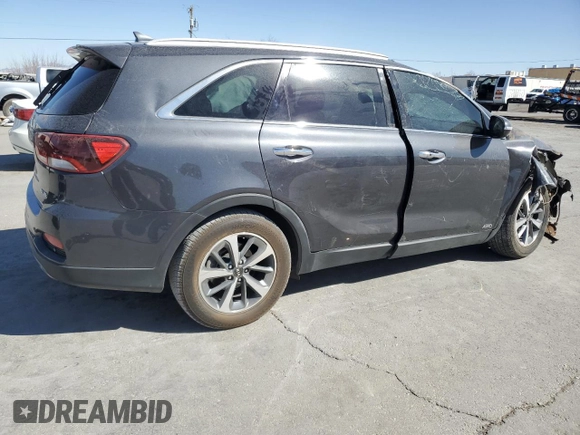 2019 Kia Sorento EX with VIN 5XYPHDA5XKG464435, listed as a Copart auction lot 48409705 with 119,107 mi miles and Salvage Title. Bid and sale history available at DreamBid. Image 3.