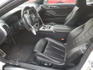 2019 BMW 8 Series M850i xDrive with VIN WBAFY4C54KBX39281, listed as a Copart auction lot 43638835 with 31,657 mi miles and Salvage Title. Bid and sale history available at carsss.com. Image 7.