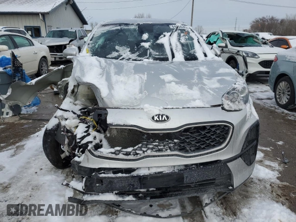 2020 Kia Sportage LX with VIN KNDPM3AC8L7757284, listed as a Copart auction lot 84895354 with 109,122 mi miles and Salvage Title. Bid and sale history available at DreamBid. Image 5.