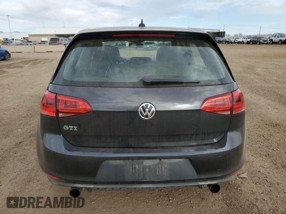 2015 Volkswagen Golf GTI SE with VIN 3VW5T7AU7FM014584, listed as a Copart auction lot 49159145 with 68,012 mi miles and Salvage Title. Bid and sale history available at carsss.com. Image 6.