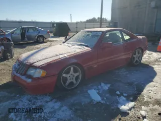 1995 Mercedes-Benz SL with VIN WDBFA76E4SF105819, listed as a Copart auction lot 89120625 with 117,526 mi miles and Salvage title. Bid and sale history available at DreamBid. Image 1.
