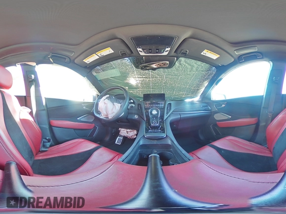 2023 Acura RDX w/A-Spec Package with VIN 5J8TC1H65PL008415, listed as a Copart auction lot 48264605 with 30,333 mi miles and Salvage title. Bid and sale history available at DreamBid. Image 14.
