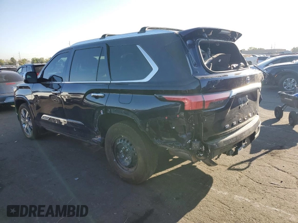 2024 Toyota Sequoia SR5 with VIN 7SVAAABA2RX021973, listed as a Copart auction lot 69408364 with 16,567 mi miles and Salvage Title. Bid and sale history available at carsss.com. Image 2.