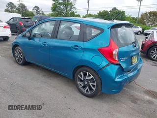 2015 Nissan Note SV with VIN 3N1CE2CP0FL396030, listed as a IAAI auction lot 42030132 with 46,635 mi miles and . Bid and sale history available at DreamBid. Image 3.