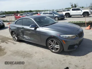 2016 BMW 2 Series 228i with VIN WBA1F9C57GV742243, listed as a Copart auction lot 50096414 with 80,081 mi miles. Bid and sale history available at carsss.com. Image 4.