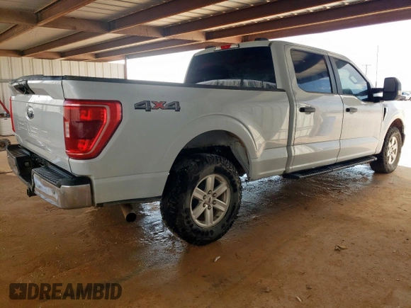 2022 Ford F-150 XL with VIN 1FTFW1E53NKE65483, listed as a Copart auction lot 65133775 with 196,400 mi miles and Clean title. Bid and sale history available at DreamBid. Image 3.