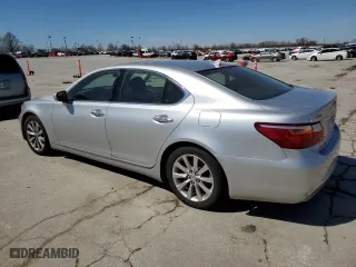 2012 Lexus LS 460 with VIN JTHBL5EF5C5110221, listed as a Copart auction lot 49319295 with 107,441 mi miles and Salvage Title. Bid and sale history available at carsss.com. Image 2.