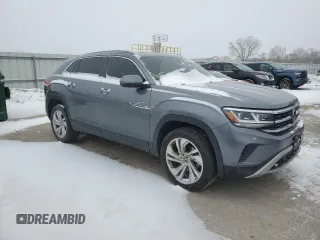 2020 Volkswagen Atlas SEL with VIN 1V2MC2CAXLC205660, listed as a Copart auction lot 45706535 with Not provided miles and Salvage title. Bid and sale history available at DreamBid. Image 4.